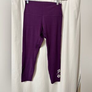 Peloton Lululemon Align Plum size 10 Leggings